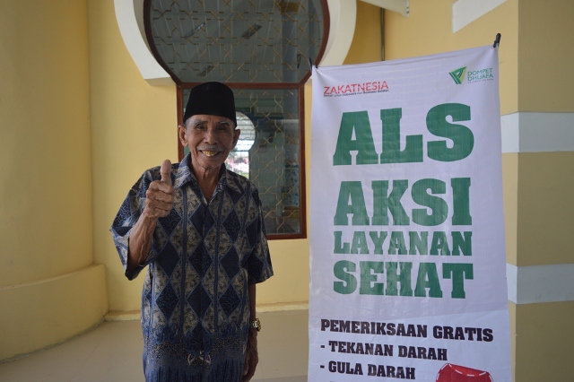 Salah satu pasien bekam