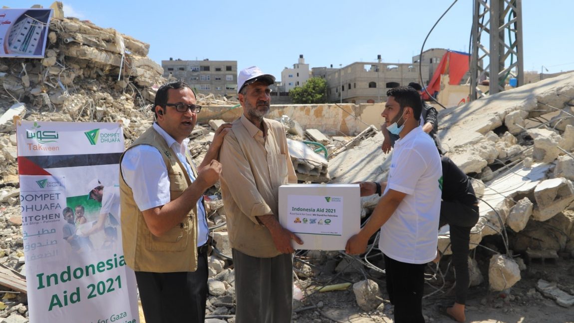Dompet Dhuafa Salurkan 500 Paket Gaza Foodbank Bantuan Bagi Rakyat Gaza