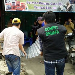 Dompet Dhuafa Sulsel Bantu Korban Kebakaran di Maccini Makassar
