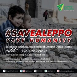 Berikan Sedekah Terbaik Kita untuk Aleppo