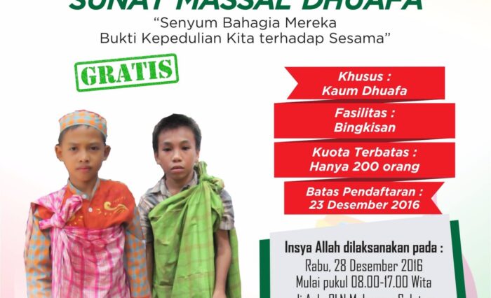 sunat massal dhuafa Lazis PLN-Dompet Dhuafa Sulsel