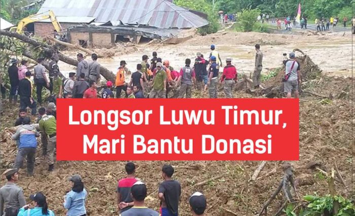 Donasi Longsor LuwuTimur
