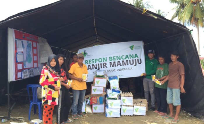 Dompet Dhuafa Sulawesi Selatan Salurkan Bantuan untuk Korban Banjir Mamuju