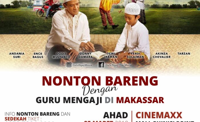 nonton bareng guru ngaji dan peduli guru ngaji