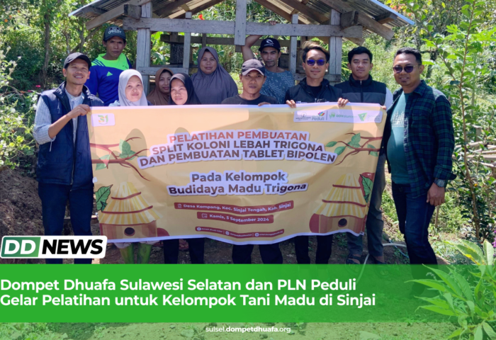 Dompet Dhuafa Sulawesi Selatan dan PLN Peduli Gelar Pelatihan untuk Kelompok Tani Madu di Sinjai