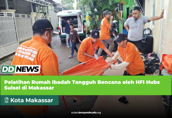 Pelatihan Rumah Ibadah Tangguh Bencana oleh HFI Hubs Sulsel di Makassar