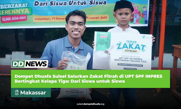 1. DD News Tebar Zakat Fitrah SD Kelapa Bertingkat Tiga Website 1-1