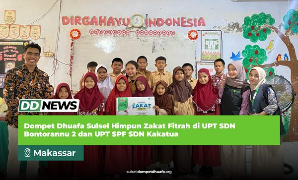 5. DD News Tebar Zakat Fitrah SD Kakatua Website 1-1