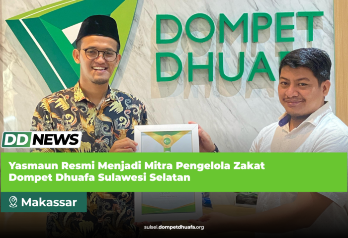 Yasmaun Resmi Menjadi Mitra Pengelola Zakat Dompet Dhuafa Sulawesi Selatan