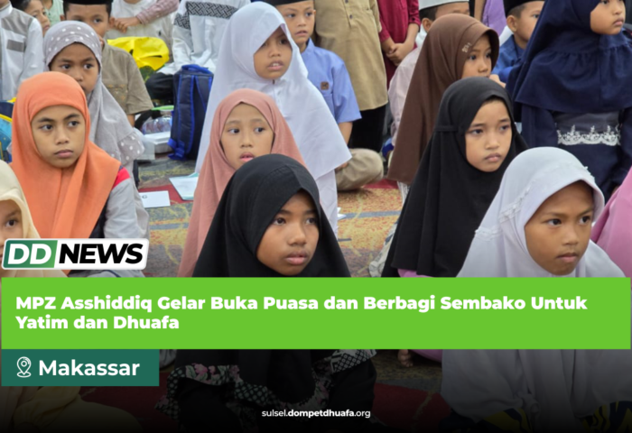 MPZ Asshiddiq Gelar Buka Puasa dan Berbagi Sembako untuk Yatim dan Dhuafa