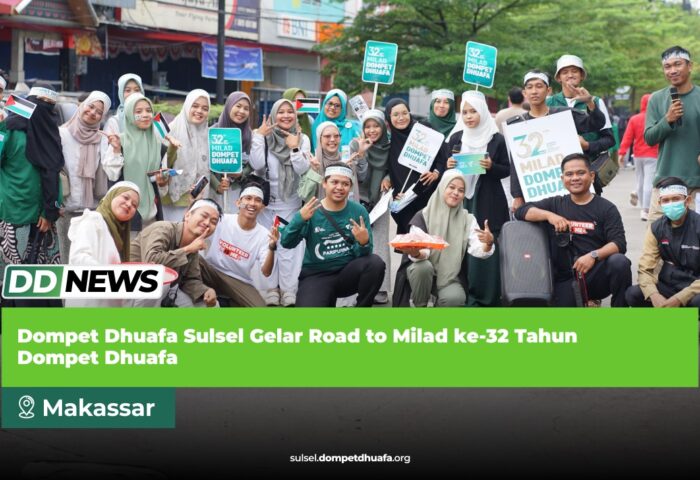 Dompet Dhuafa Sulsel Gelar Road to Milad ke-32 Tahun Dompet Dhuafa