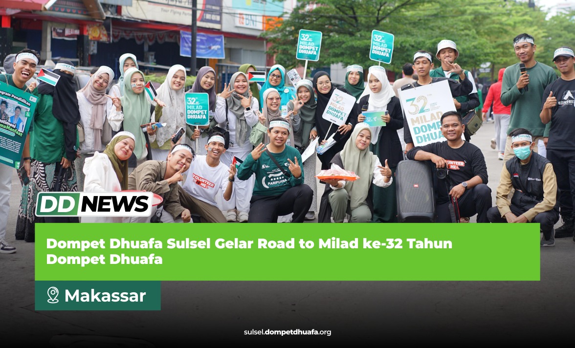 Dompet Dhuafa Sulsel Gelar Road to Milad ke-32 Tahun Dompet Dhuafa