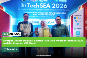 Dompet Dhuafa Sulawesi Selatan Raih Gold Award InTechSEA 2026 melalui Program YES Sinjai